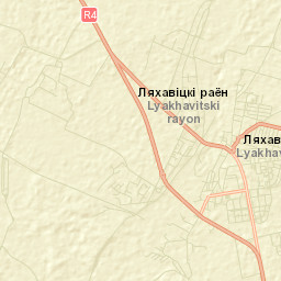 Lyakhavichy Street Map