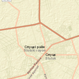 Slutsk Street Map