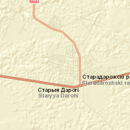 Staryya Darohi Street Map