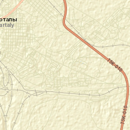 Kartaly Street Map
