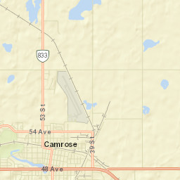 Camrose Street Map