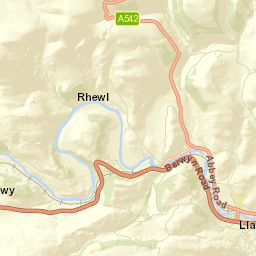 B5103, Llangollen, Denbighshire LL20 8BS Street Map
