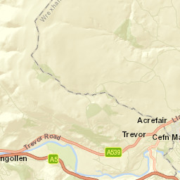 A5, Llangollen LL20 7UN, UK Street Map