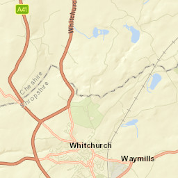Old Malpas Road, Whitchurch, Cheshire West and Chester Street Map