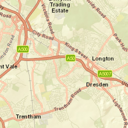 45 Ravenna Way, Stoke-on-Trent ST3 5YW Street Map