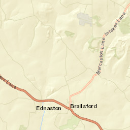 4 Yew Tree Lane, Bradley, Ashbourne Street Map