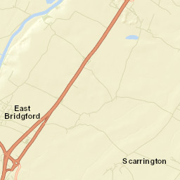 East Bridgford Street Map