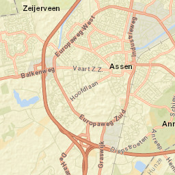 Assen Street Map