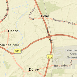 Dörpen Street Map