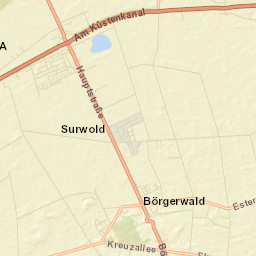 Surwold Street Map