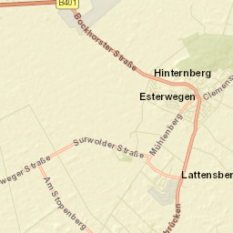 Esterwegen Street Map
