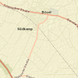 Bösel Street Map
