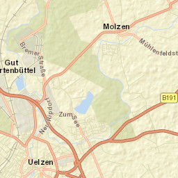Uelzen Street Map