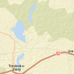 Trzcińsko Zdrój Street Map