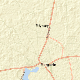 Margonin Street Map