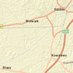 Szubin Street Map