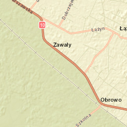 Obrowo Street Map