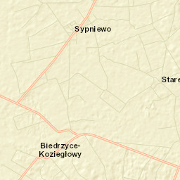 Sypniewo Street Map