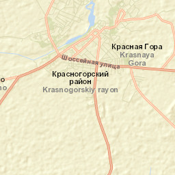 Krasnaya Gora Street Map