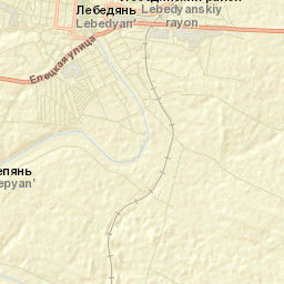 Lebedyanskiy Rayon Street Map