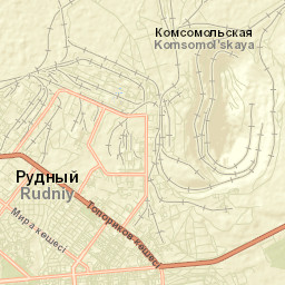 Rudnyy Street Map