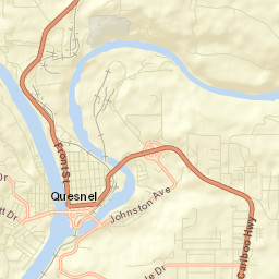 Quesnel Street Map