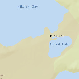 Nikolski Alaska Street Map