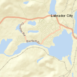 Labrador City Street Map