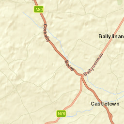 Ballylinan Street Map