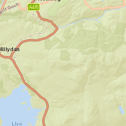 Snowdonia National Park, A470, Blaenau Ffestiniog, Gwynedd LL Street Map