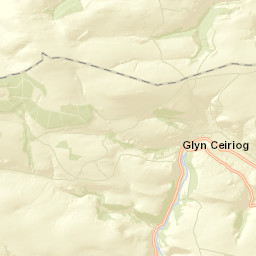 1 Ty Isa, Tyn Y Groes, Glyn Ceiriog, Llangollen Street Map