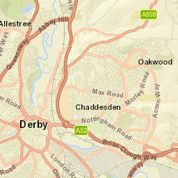 Derby Street Map