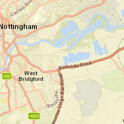 West Bridgford Street Map