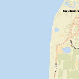 Huisduinen Street Map