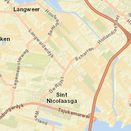 Langweer Street Map