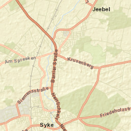 Syke Street Map