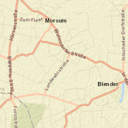 Blender Street Map