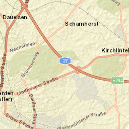 Verden Street Map