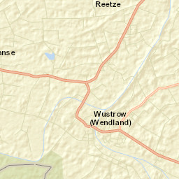 Wustrow Street Map