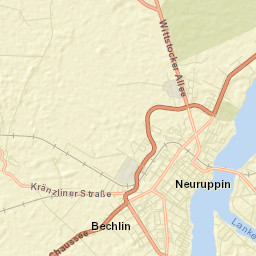 Neuruppin Street Map