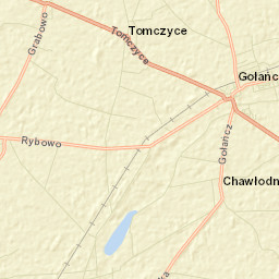 Gołańcz Street Map