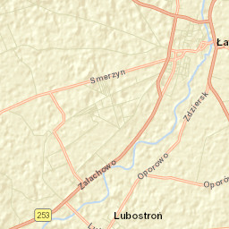 Łabiszyn Street Map