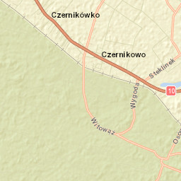 Czernikowo Street Map