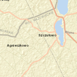 Szczutowo Street Map