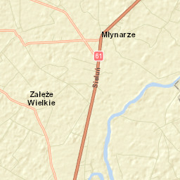 Młynarze Street Map