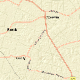 Czerwin Street Map