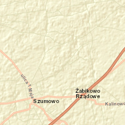 Szumowo Street Map