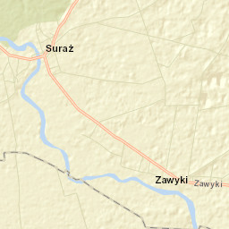 Suraż Street Map