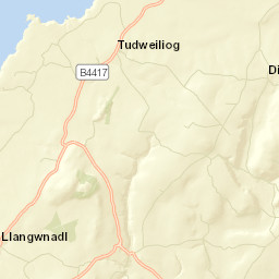 2 Ty Gwyn, Botwnnog, Pwllheli, Gwynedd Street Map
