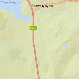Trawsfynydd Street Map